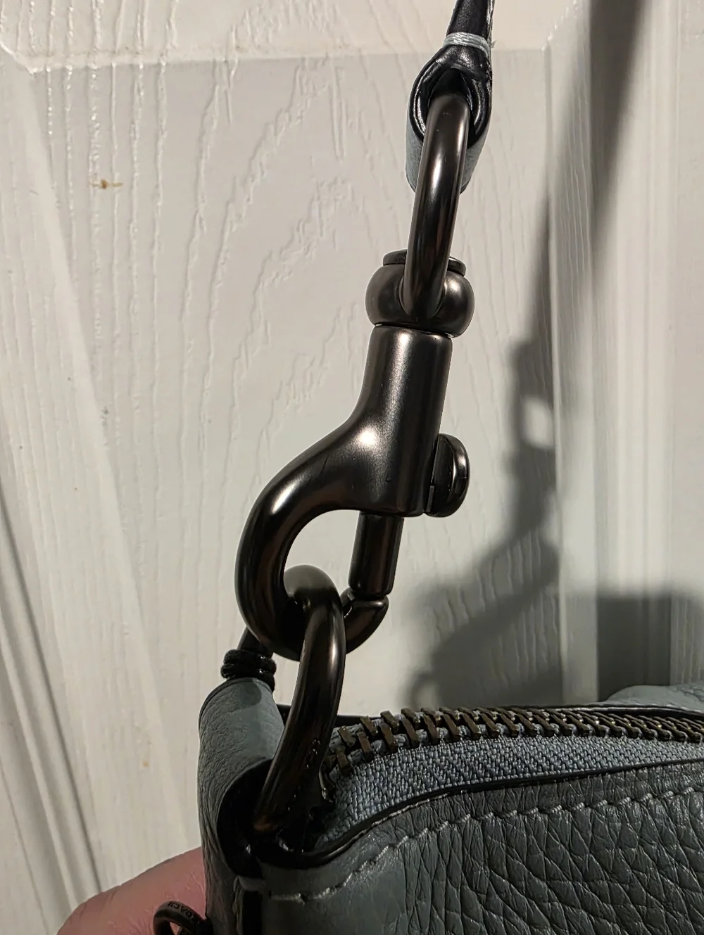 COACH Duffle 20 1941 Archive Crossbody Leather Shoulder Blue - Picture 10 of 17